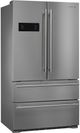 Smeg Classic Aesthetic 20.7 Cu. Ft. Stainless Steel French Door Counter Depth Refrigerator-0