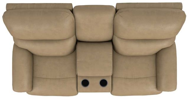 La-Z-Boy® Trouper Silt Power Reclining Loveseat with Console, Headrest, and Lumbar-4