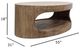 Nest Home Collections Brook Antique Natural Coffee Table-3