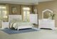 Vaughan-Bassett French Market Soft White King Upholstered Storage Bed-4