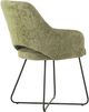 Primo™ International Luxury 2-Piece Duda Green Dining Arm Chair Set-4