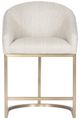Vanguard® Furniture Vanguard Index Porcelain/Satin Brass Counter Stool-1