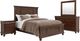Liberty Furniture Rustic Traditions 4-Piece Rustic Cherry King Panel Bedroom Set-0