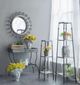 A & B Home 2-Piece Black/Gray Metal Shelf Set-4