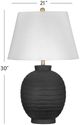 Bassett Mirror Ventraa Black Table Lamp-1
