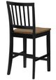 Steve Silver Co. Joplin Walnut/Ebony Counter Stool-3