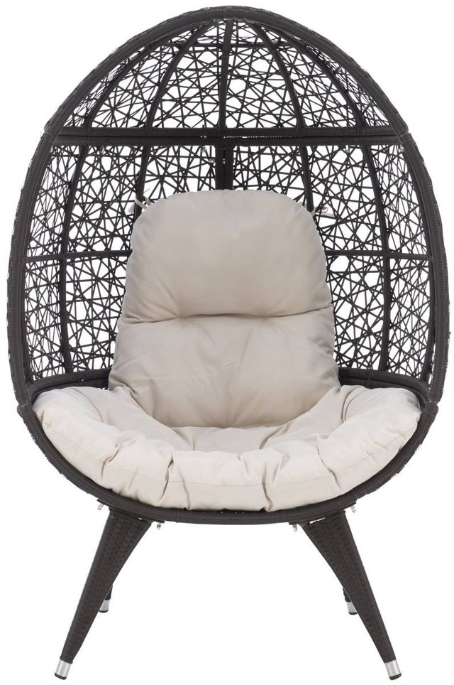 Linon Indah Brown Accent Chair-1