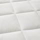 Olliix by Madison Park White Overfilled Plush Waterproof King Cloud Soft Mattress Pad-4