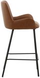 Dovetail Furniture Zamar 2-Piece Saddle Counter Stool Set-2
