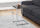 Monarch Specialties Inc. Grey 25"H Accent Table with Silver Base-3