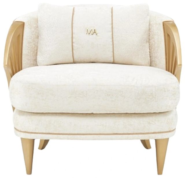 Michael Amini® La Terrazza Light Champagne/Starlight Accent Chair-1