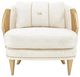 Michael Amini® La Terrazza Light Champagne/Starlight Accent Chair-1