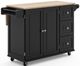 homestyles® Dolly Madison Black Kitchen Cart-0