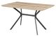 Coaster® Edgecreek Light Brown Dining Table with Black Base-2