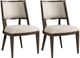 Riverside Furniture Monterey 2-Piece Beige/Mink Upholstered Hostess Chair Set-0