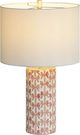 TOV Furniture Lassy Pink Ribbon Capiz Shell Table Lamp-5