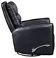Homelegance® Dimitri Black Manual Swivel Glider Reclining Chair-3