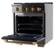 Kucht Gemstone Professional KED Series 30" Titanium Stainless Steel Pro Style Dual Fuel Range-4
