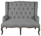 A & B Home Kendall Gray Settee-1