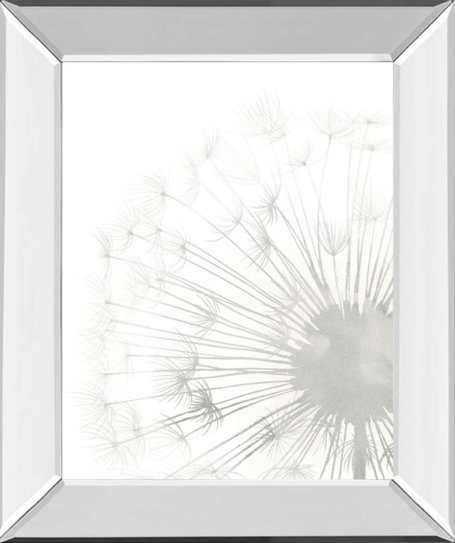 Classy Art Dandelion Whisper II by Grace Popp Mirror Framed Wall Art-0