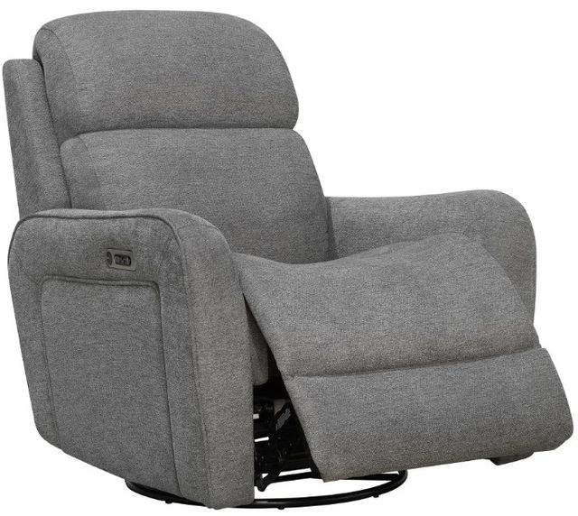 Parker House® Quest Charcoal Swivel Recliner-2