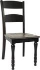 Jofran Inc. Madison County 7-Piece Vintage Black Dining Table Set-3