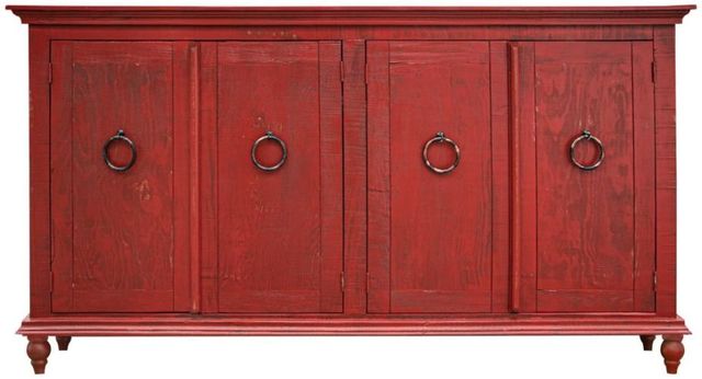 International Furniture Direct Capri Red Console-2