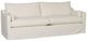 Vanguard® Furniture Thea Identify Ivory Two Seat Slipcovered Muslin Sofa-0