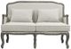 ACME Furniture Tania Cream/Gray Loveseat-1
