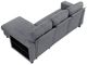 Homelegance® Robinson 3-Piece Gray Sectional with Reversible Chaise-4