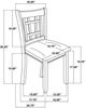 Coaster® Lavon 2-Piece Light Oak/Linen Dining Side Chair Set-2
