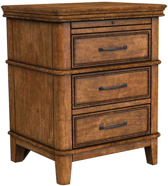 A-America® Bandalier Russet Nightstand-0