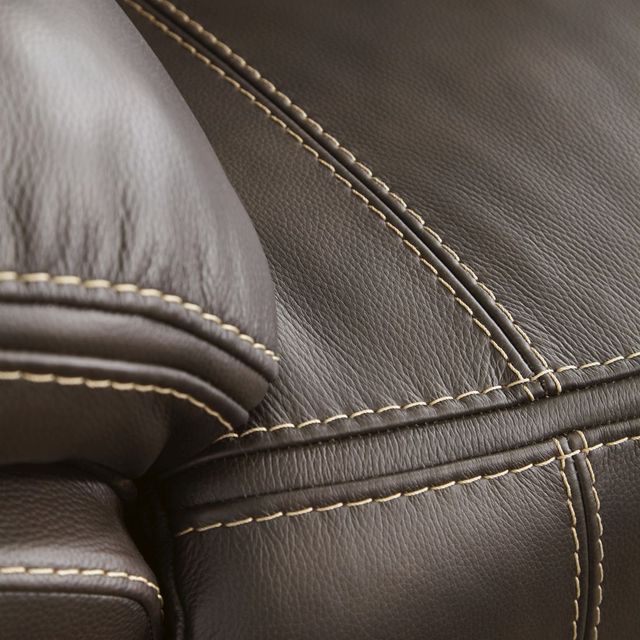 Signature Design by Ashley® Dunleith 2-Piece Chocolate Small Spaced Power Reclining Sectional Loveseat-3