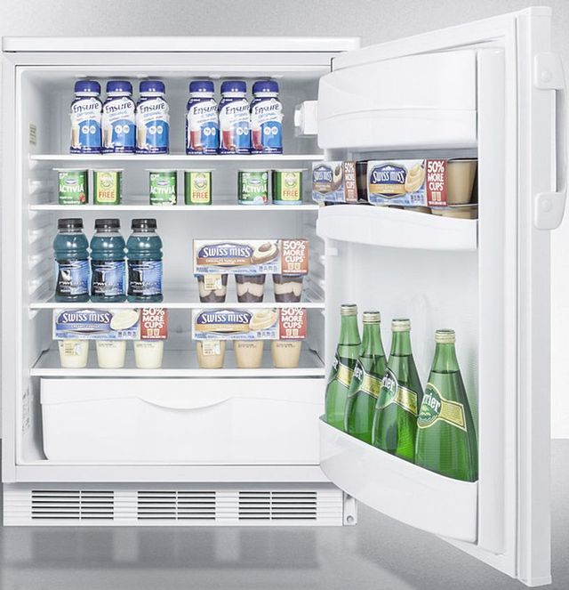 Accucold® by Summit® 24" 5.5 Cu. Ft. White Compact Refrigerator-3