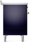 Ilve® Nostalgie II Series 48" Midnight Blue Pro Style Induction Range-4