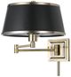 Uttermost® Newmarket Antique Brass/Black Sconce-5