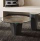 Currey & Company Lemy Clear Cocktail Table with Black Base-5