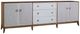 Century® Customizable Details Case 4-Door 3-Drawer Low Credenza-0