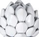 A & B Home White 9" Ceramic Artichoke Sculpture-2