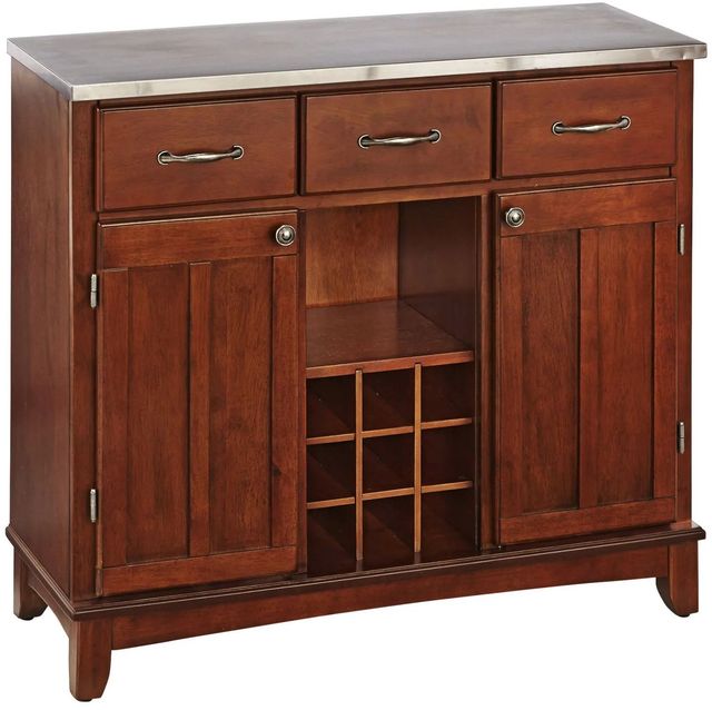 homestyles® Buffet Of Buffets Cherry/Stainless Steel Server-0