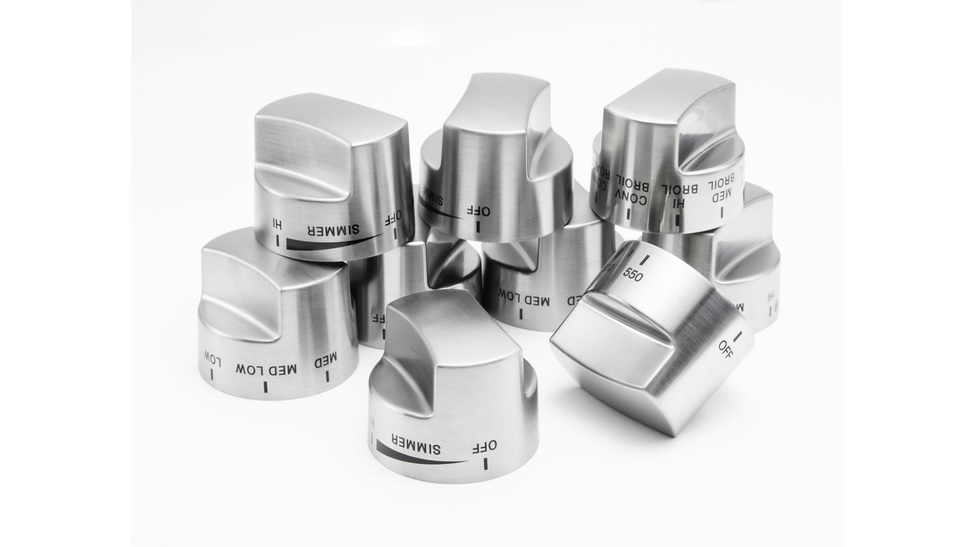 Viking® Stainless Steel Knobs | Amundson's Appliance
