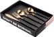 TOV Furniture Stainless Steel Rose Gold and Black 20 Piece Flatware Set-4