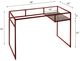 ACME Furniture Yasin Clear/Red Writing Desk-1