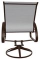 Telescope Casual Aruba Abalone/Kona Aluminum/Fabric Outdoor Sling Swivel Rocker-3
