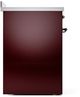 Ilve® Nostalgie II Series 30" Burgundy Pro Style Induction Range-4