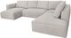 VIG Furniture Divani Casa Lulu 4-Piece White Modular Sectional Sofa with Left Arm Facing Chaise-2