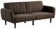 Furniture of America® Aristide Brown Futon Sleeper Sofa-0
