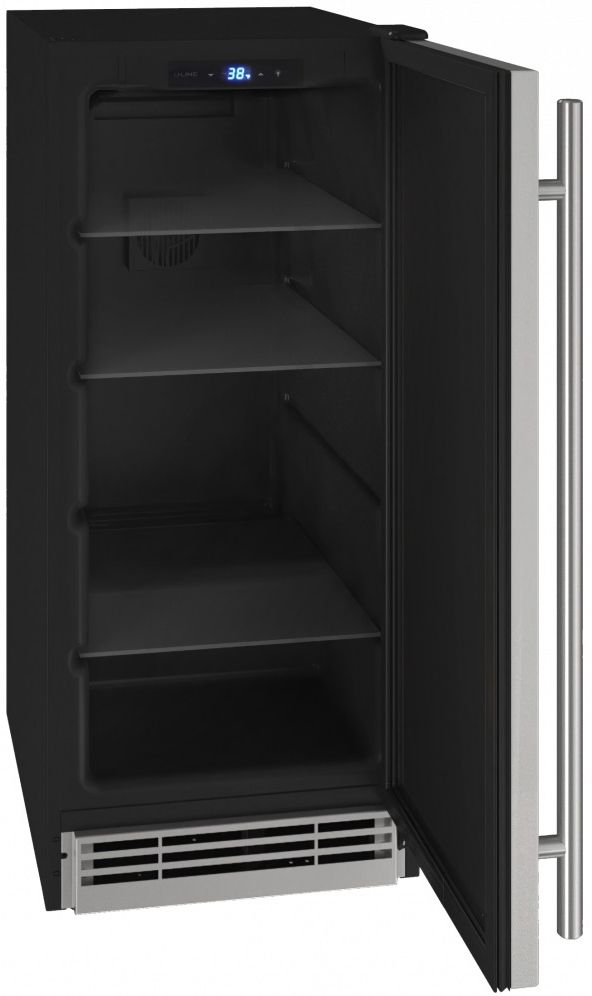 U-Line® 15" 3.1 Cu. Ft. Stainless Steel Compact Refrigerator-1
