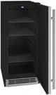 U-Line® 15" 3.1 Cu. Ft. Stainless Steel Compact Refrigerator-1