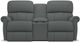 La-Z-Boy® Briggs Grey Power Reclining Loveseat with Headrest and Console-0